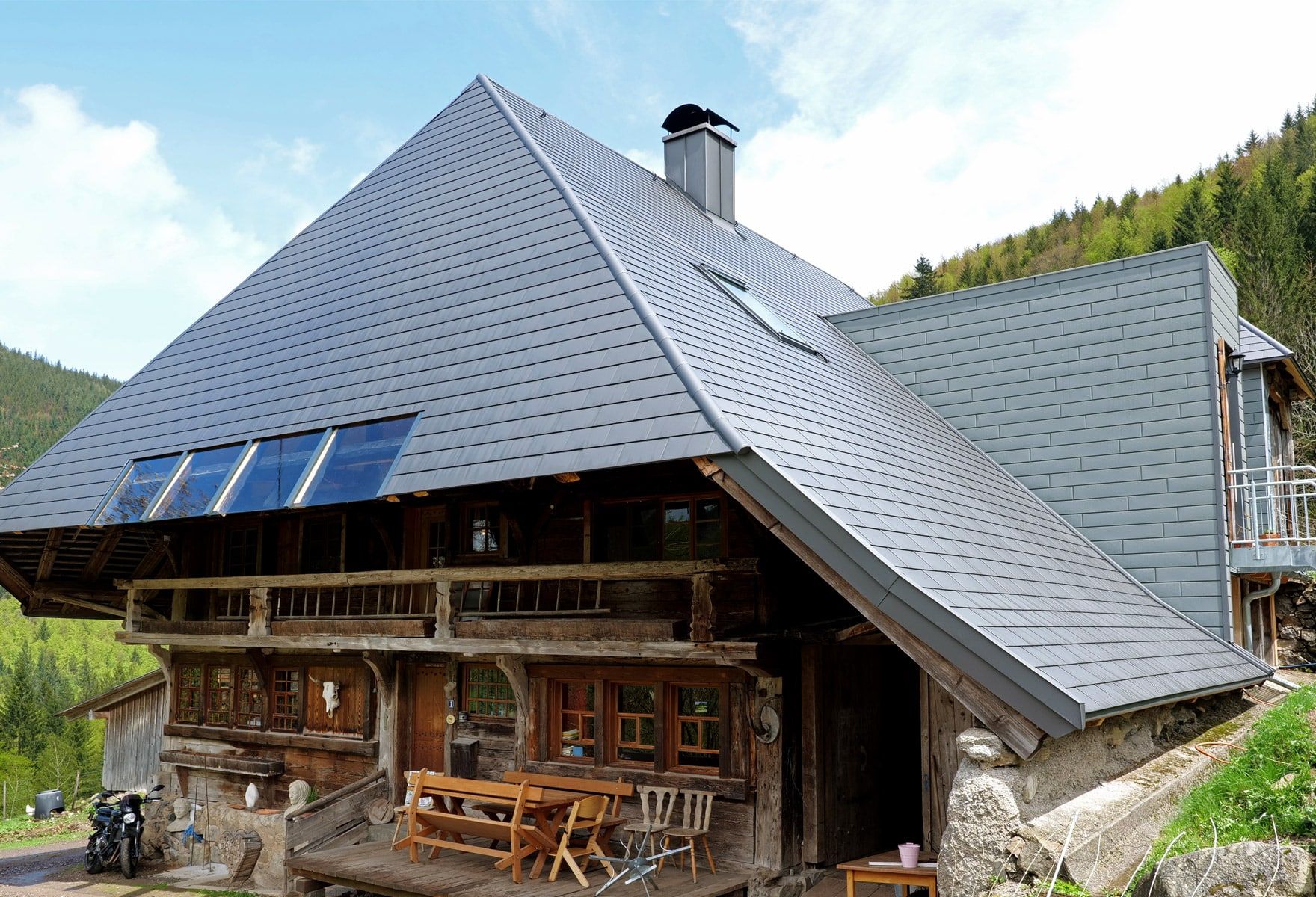 Dach Kanada-Schindel in Schwarzwald